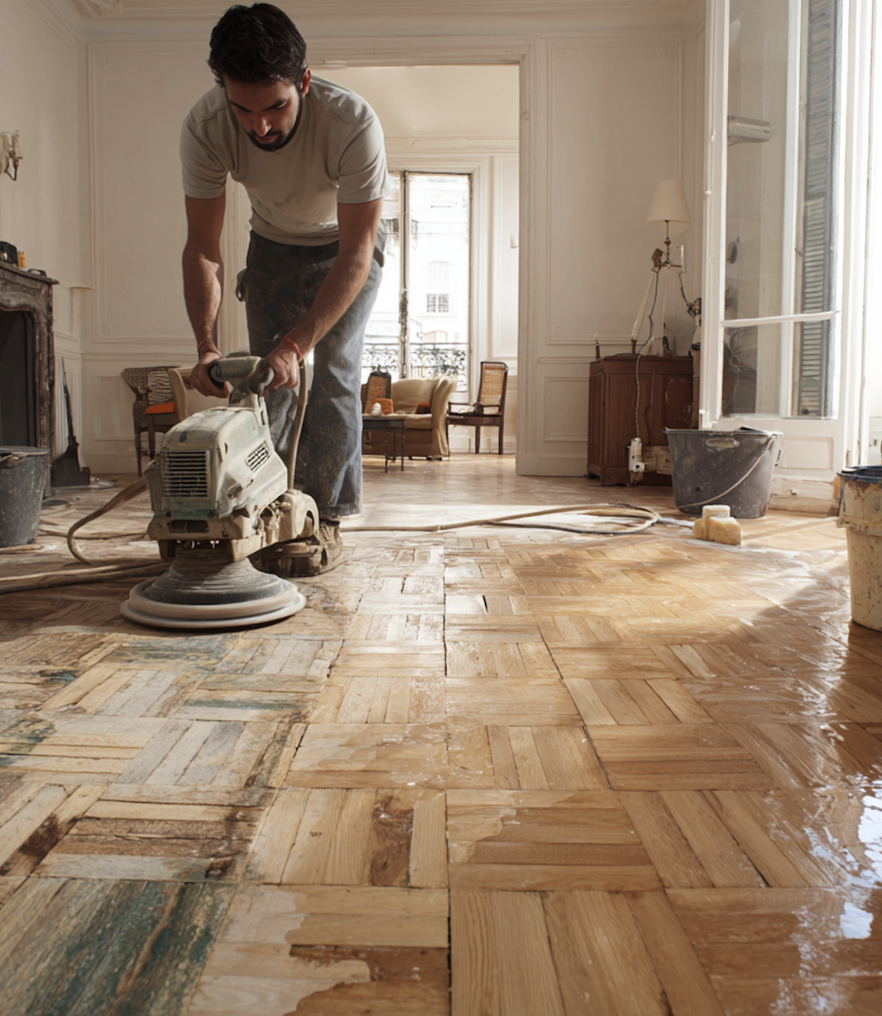 rénover parquet