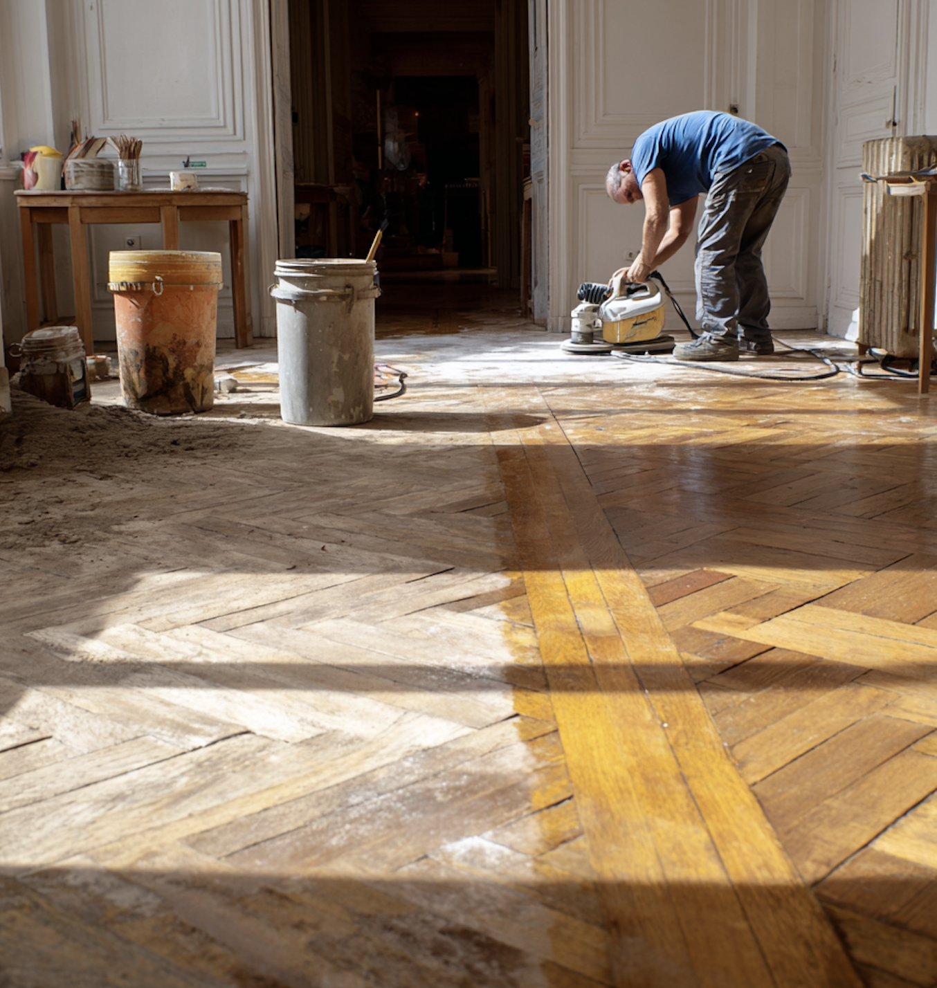 rénover parquet